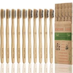 10 Count (soft+medium) Toothbrushes, Natural Wood Toothbrush, Reus.... Fixed Price $11.52.