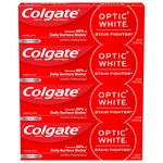 Pack Colgate Optic White Stain Fighter Toothpaste Clean Mint 4.2OZ. Fixed Price $17.88.