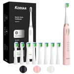 Keosaa Sonic Toothbrush With 8 Heads Pink Electric For Women.... Fixed Price $26.11.