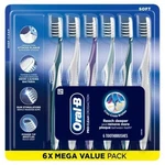 Oral-b Crossaction All In One Soft Toothbrushes, Deep Plaque Removal, 6 Count. Fixed Price $25.99.