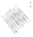 12PC Dental Picks & Spatula Carver Set Probe Wax Carving Tool Stainless Steel. Fixed Price $14.99.