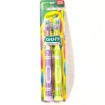 Gum Crayola Metallic Purple Green Soft Bristle Toothbrush 2 Pack Suction Cup New. Fixed Price $8.99.