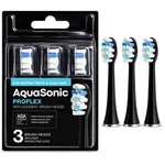 Aquasonic Proflex Brush Replacement 3-PACK Upgraded Heads. Fixed Price $20.93.