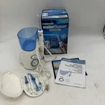 Waterpik Ultra Flosser WP-100W White All Attachments Complete In Box Read. Fixed Price $29.98.