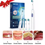 Rechargeable Electric Toothbrush Rotating Heads Oral Deep Clean For Adults. Fixed Price $17.45.