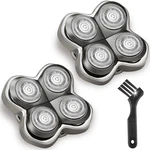 2 Pack Pro 4 Replacement Blades Compatible With Skull Pitbulls Shaver Head G.... Fixed Price $30.29.