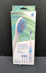 Pursonic Ultrasonic Electric Toothbrush With 3 Heads White. Fixed Price $20.95.