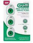 Gum Pro-weave Dental Floss Mint Waxed 3 Count + 2 Travel Units 548 Yards Total. Fixed Price $15.88.