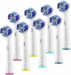 Alayna Replacement Toothbrush Heads Compatible With Oral Precision Clean -8 Pk. Fixed Price $9.99.