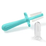 Baby Finger Toothbrush Bpa-free & Phthalate-free, Teal, 1 Pk, Infant Toddler. Fixed Price $8.39.