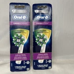 2 Oral-b Crossaction Maxclean Electric Toothbrush Replacement Heads 5-PACK. Fixed Price $60.00.
