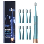 Ajelu Usb Rechargeable Sonic Electric Toothbrush Count (pack Of 1), Green. Fixed Price $16.71.