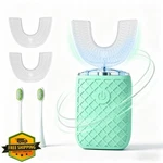 Yeklike Sonic Shape Toothbrush Adults Green Rechargeable Waterproof. Fixed Price $44.99.