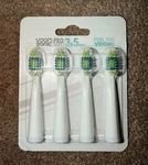 Pack 4 Voom Sonic 3/PRO 5 Replacement Heads Advanced Bristle Tech Soft. Fixed Price $13.33.