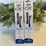 Oral-b Clic Toothbrush Ult Clean Replacement Heads, Black, CT-2 Boxes. Fixed Price $16.00.