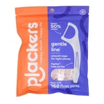 Plackers Gentle Line Floss Picks With Fold-out Flippick, Fresh Mint, 150 Count. Fixed Price $9.99.