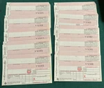 Lot Of 65 Old Phillips 66 Gas Station Service Credit Card Charge Tickets. Fixed Price $49.99.