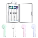 Nincha Electric Toothbrush Head Storage Case + 4 Pcs Multicolor. Fixed Price $14.99.