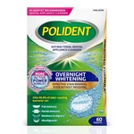 Polident Overnight Whitening Antibacterial Dental Appliance Cleanser Tablets, 60. Fixed Price $7.99.