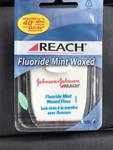 Reach Floss Flouride Mint Waxed Johnson & 55YD Dental Discontinued. Fixed Price $10.00.