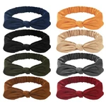 Carede Knotted Bow Turban Headbands Women/girls Stretchy Rabbit Ears Pack Of 8. Fixed Price $19.38.