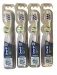 Oral-b Crossaction Eco Manual Toothbrush Medium Bristles Lot Of 4. Sealed.. Fixed Price $12.75.