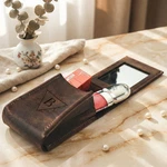 Custom Bridesmaid Proposal Leather Makeup Case With Mirror, Compact Travel Gift. Fixed Price $19.90.