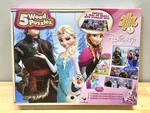 Disney Frozen 5 Pack Wood Puzzles Storage Box Cardinal Olaf Anna Elsa Sealed. Fixed Price $17.95.