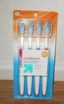 Up & 4 Pack Deep Clean Toothbrushes. Fixed Price $6.50.