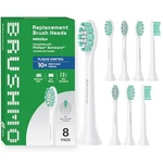 Philips Sonicare Compatible Toothbrush Heads, 8-PACK, Removes 10X More Plaque. Fixed Price $41.79.