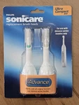Philips Sonicare Advance Compact Replacement Toothbrush Heads Vintage 2003. Fixed Price $12.99.
