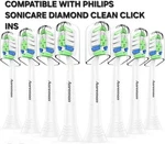 X8 Pack Aoremon Replacement Toothbrush Heads For Philips Sonicare Diamond Clean. Fixed Price $17.99.