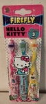 Dr. Fresh Firefly Hello Kitty Toothbrush 3 Value Pack Soft Bristles For Children. Fixed Price $7.90.