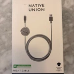 Nib Native Union Belt Night Cable Xl 10' Usb-a To Lightening Zebra Wrap. Fixed Price $30.00.