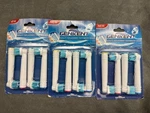 3 Pack - Genkent Quality Replacement Toothbrush Heads 12 Included. Fixed Price $14.98.