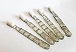 10 New Fun And Colorful Vintage Toothbrushes By Alan Stuart. Fixed Price $16.95.