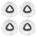 4 Pack Easywring Spin Mop Refill Replacement Heads - Microfiber, Compatible W.... Fixed Price $25.14.