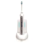 Pyle Ultrasonic Recharge Toothbrush Charging Dock, Ultraviolet Head White. Fixed Price $68.49.