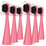 Compatible Burst Kids Electric Toothbrush Replacement Heads, 6 Pack, Light Pink. Fixed Price $17.21.