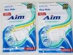 Set Of Aim Precision 120 Flosser 60 Count Dental Pick Simple & Effective. Fixed Price $12.99.