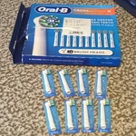 Oral-b Crossaction Replacement Heads 8-PACK X-shaped Bristles White. Fixed Price $15.00.