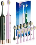 Anbekart Sonic 2 Pack Electric Toothbrush Adult Kids Family Travel Set 69. Fixed Price $79.92.