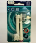 Sensonic Replacement Brush Heads (2) With Color Rings Model SRB-2 Waterpik. Fixed Price $16.25.