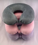10PC Bulk Comfort Memory Foam Neck Travel Pillow W/ Snapon U-shape Grey. Fixed Price $110.00.