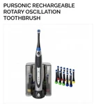 Pursonic Rechargeable Rotary Oscillation Toothbrush. Fixed Price $120.00.