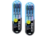 Reach Advanced Design Toothbrushes 3 Count Pack Of 2 Multicolor Ergonomic Grip. Fixed Price $19.09.