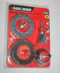 Black & Decker Coarse Removal Set 70-617 End, Cup Brushes, Wire Flp Wheels. Fixed Price $6.00.