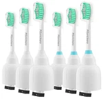 6PCS Sonicare Compatible Toothbrush Heads E-series Replacement HX7001/HX7022. Fixed Price $15.44.