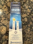Oral-b Prowhite Replacement Rechargeable 2 Toothbrush Heads Power Polisher. Fixed Price $16.99.