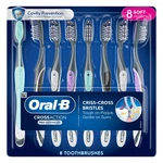 Oral-b Crossaction Advanced Soft Toothbrush 8-PACK Dental Care Hygiene. Fixed Price $25.99.